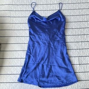 Zara satin cowl neck dress size: XS
